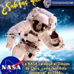 LA NASA DECLARA EL DIÓXIDO DE CLORO COMO ANTÍDOTO UNIVERSAL EL AÑO 1988